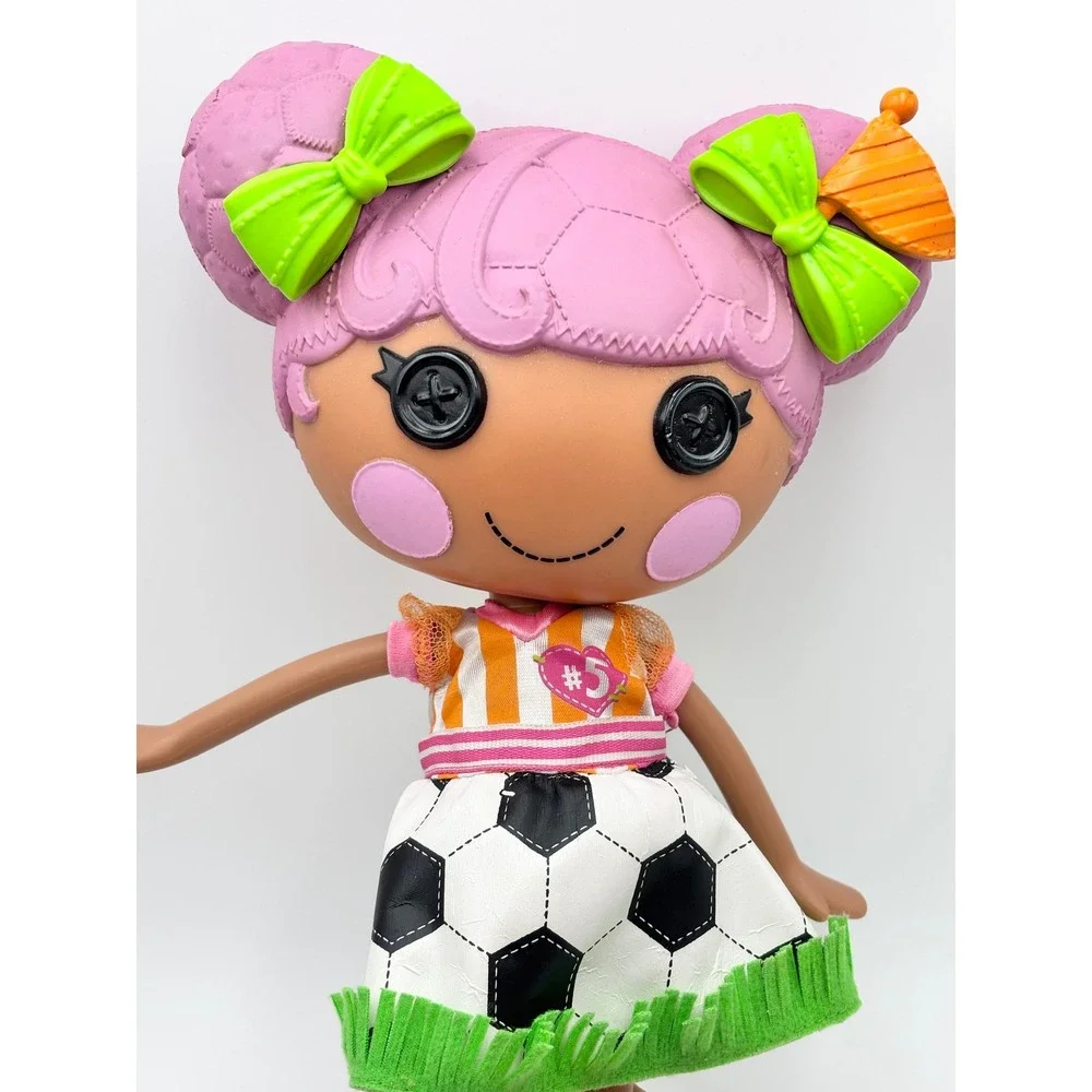 Lalaloopsy Soccer Doll Pink Hair Soccer Ball Skirt MGA Entertainment 2015 07-13